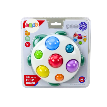 Żółw Sensoryczny Zabawka Tablica Edukacyjna Wypustki Pop-It