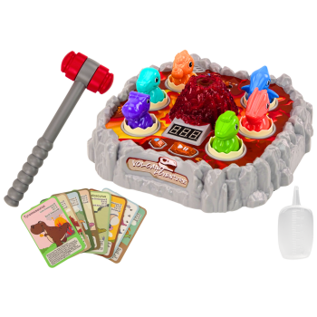 Gra Zręcznościowa Wac A Mole Dinozaury Wulkan Efekt Dymny Światła Dźwięki