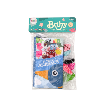 Książeczka Miękka Zwierzęta Ptaki Latające Szeleszcząca Kolorowa