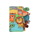 Miękka Książeczka Edukacyjna Szeleszcząca Zwierzęta Dżungla