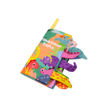 Książeczka Miękka Zwierzęta Dinozaury Szeleszcząca Kolorowa