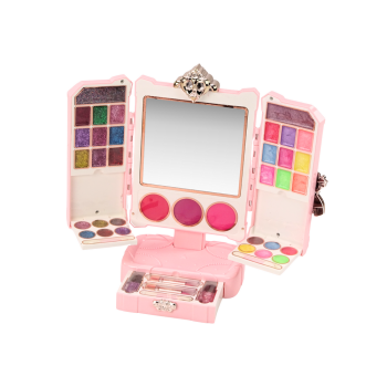 Zestaw Piękności Lustro Na Stojaku Regulowane Różowy