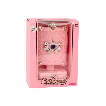 Zestaw Piękności Lustro Na Stojaku Regulowane Różowy