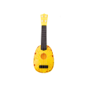 Ukulele Dla Dzieci Mini Gitara 4 Struny Motyw Ananasa Gitarka Żółta