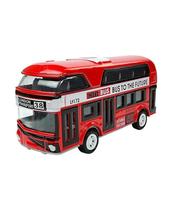 Piętrowy Autobus Napęd Naciągowy 4 Kolorów