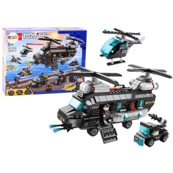 Klocki Konstrukcyjne Służba Specjalna Policja 456 ele. Zestaw