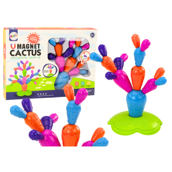 Magnetyczny Kaktus Klocki Konstrukcyjne 16 Elementów