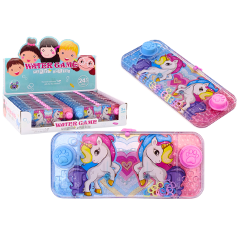 Gra Wodna Konsola Zręcznościowa Różowa Jednorożec Pad Kółeczka