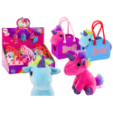 Pluszowy Jednorożec W Gumowej Torebce Kolorowa Grzywa 3 Rodzaje