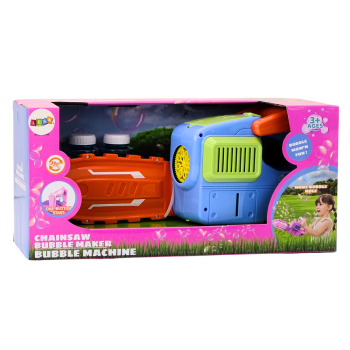 Maszynka Do Baniek Mydlanych Piła Łańcuchowa Niebieska
