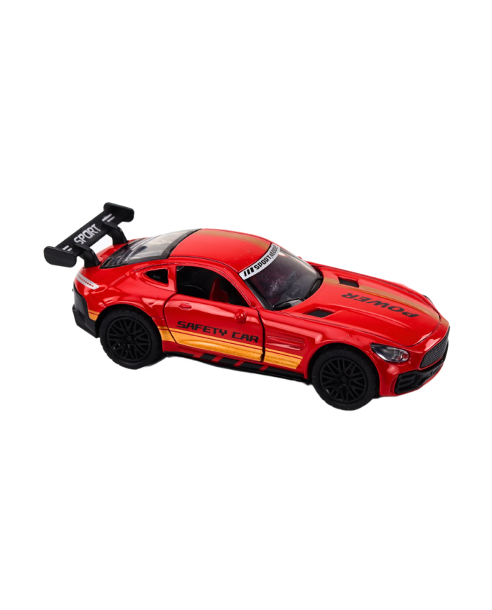Auto Sportowe Samochód 1:32 Figurka Czerwona Spojler Metal