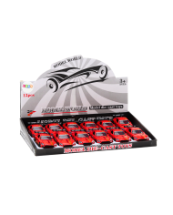 Auto Sportowe Samochód 1:32 Figurka Czerwona Spojler Metal