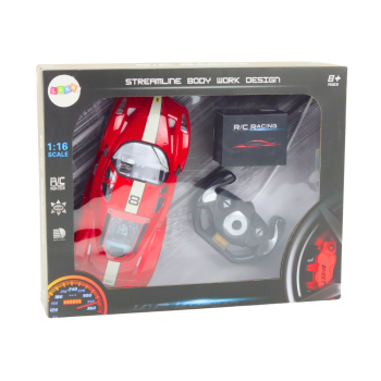 Auto Sportowe Zdalnie Sterowane Na Pilota 1:16 R/C Czerwone