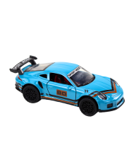 Auto Sportowe Samochód 1:32 Figurka Niebieska Spojler Metal