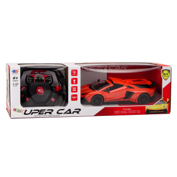 Samochód Sportowy Zdalnie Sterowany RC 1:12 Otwierane Drzwi Pomarańczowy