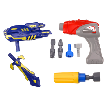 Robot Do Skręcania Broń Wiertarka Śrubokręt Światła Dźwięk Zielony