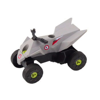 Zestaw Nowoczesne Auto z Quadem Do Rozkręcania DIY Szary