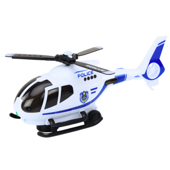 Helikopter Policyjny Śmigłowiec Jeżdżący Światła Dźwięki