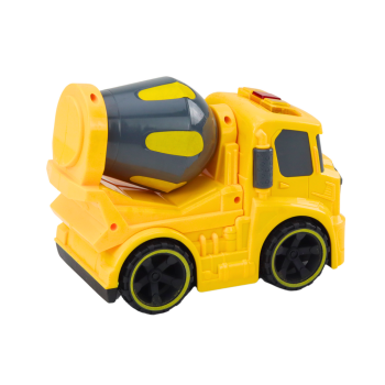 Autko Betoniarka Obracana Napęd Światła Dźwięki Żółta