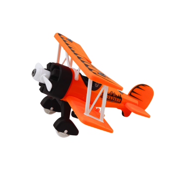 Samolot Awionetka Transport Zwierząt Klatka Lew Rozkręcany Pomarańczowy