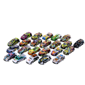 Zestaw Resoraków Autka Samochody Z Napędem Kolorowe 50 Sztuk