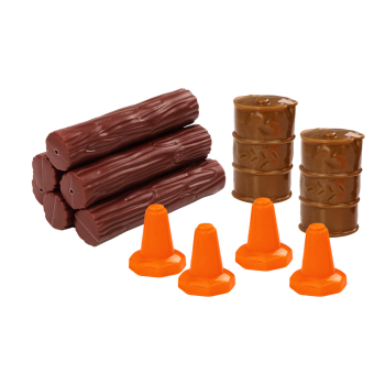 Ciężarówka Z Drewnem Tir Przyczepa 1:24 Bale Drewna Dźwięki Światła