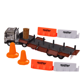 Ciężarówka Z Przyczepą 1:24 TIR Auto Ciężarowe Akcesoria Dźwięki Światła