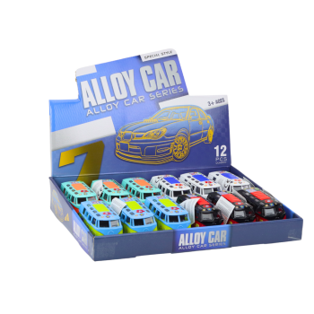 Camper Bus 1:32 Metalowy Światła Dźwięki Napęd Otwierane Drzwi