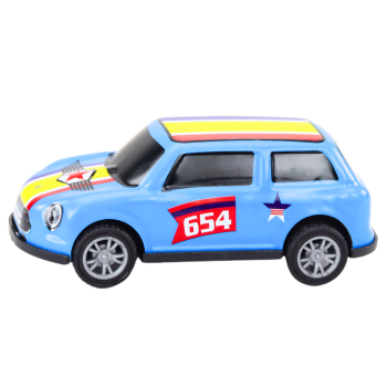 Zestaw Autek Resoraków Napęd Kolorowe 12 Sztuk