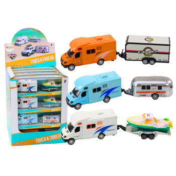 Autko Terenowe Z Łodzią Lub Kamperem Napęd Metalowe