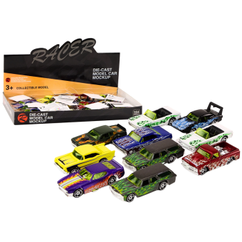 Autko Samochód Wyścigowy Resorak Metalowy 1:64