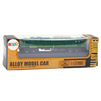 Model Kolekcjonerski Pociąg Wagon1:48 Metalowy Zielony