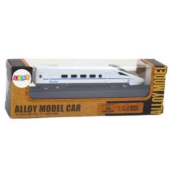 Model Kolekcjonerski Pociąg Wagon Biały 1:48 Metalowy