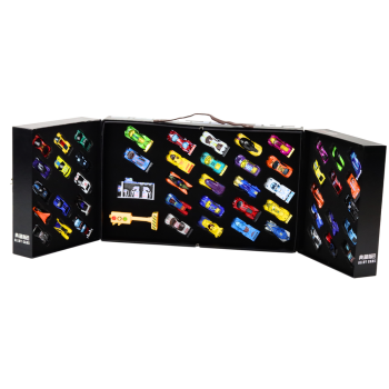 Zestaw Resoraków W Walizce Autka Sportowe Sygnalizacja Droga Zestaw 50 ele.