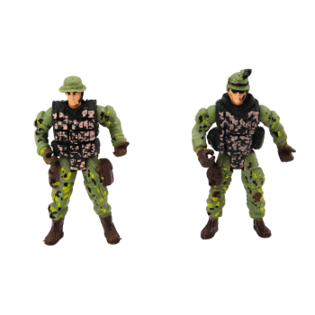 Zestaw Militarny Wojskowy Łódź Bojowa Żołnierze Akcesoria Dźwięki