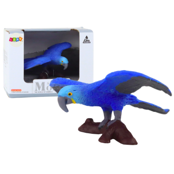 Figurka Papuga Ara niebieska Zwierzęta Świata