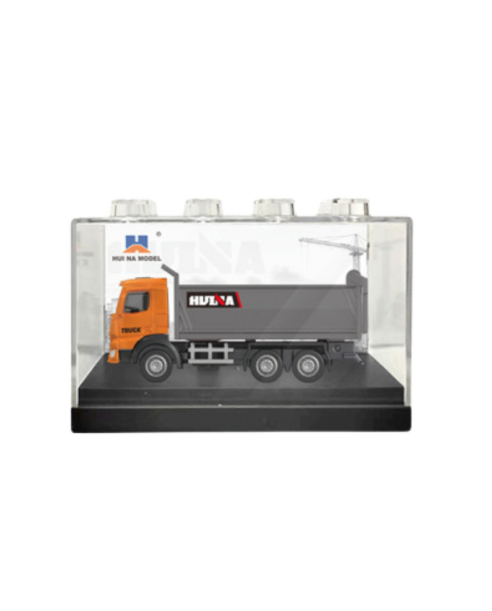 Wywrotka Metalowa Model Kolekcjonerski Huina Pomarańczowa 1:80