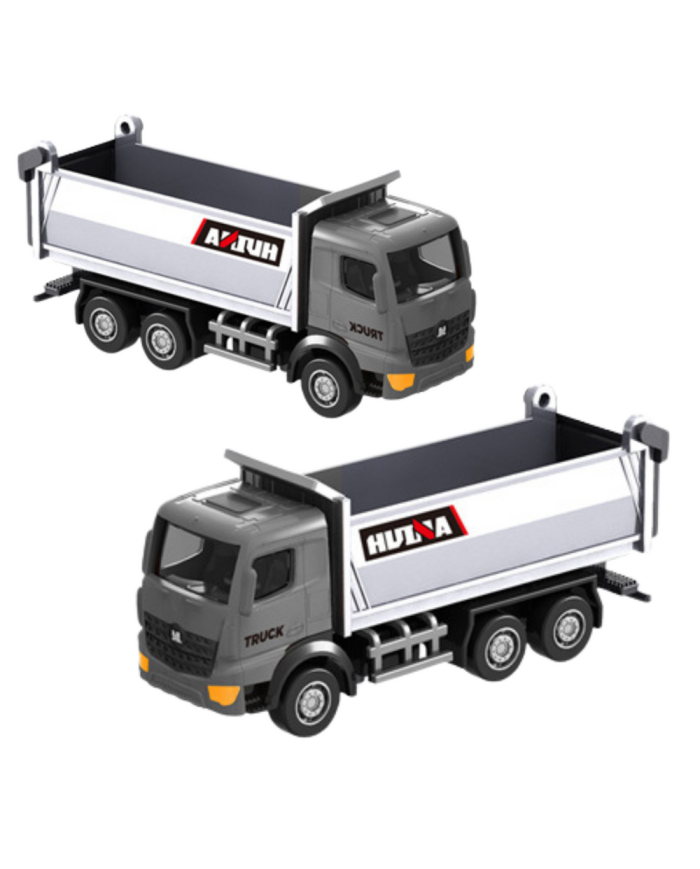 Wywrotka Metalowa Model Kolekcjonerski Huina Srebrna 1:80