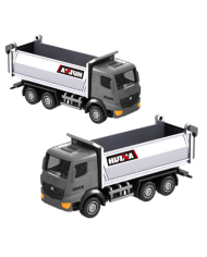 Wywrotka Metalowa Model Kolekcjonerski Huina Srebrna 1:80