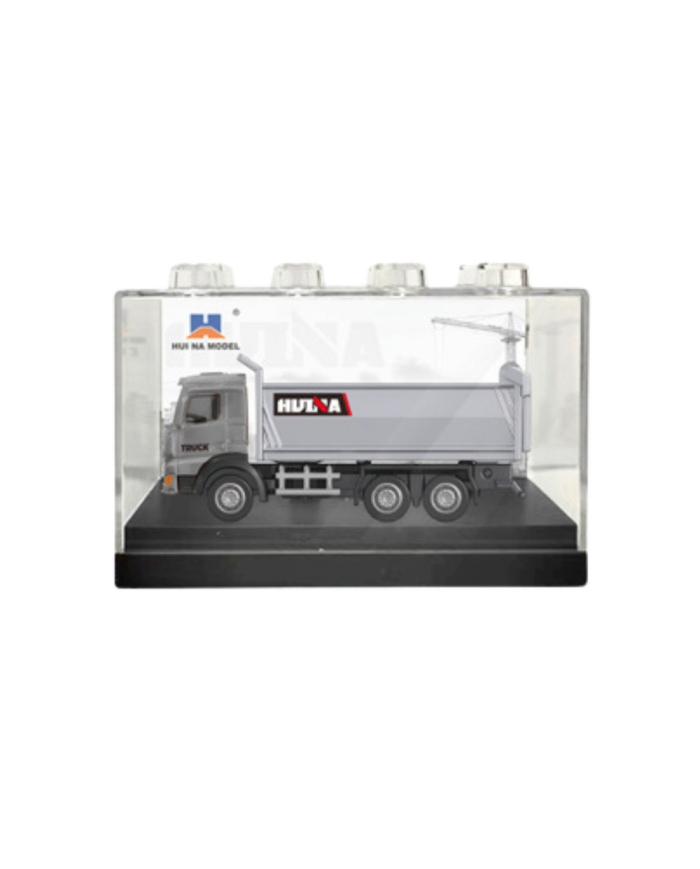 Wywrotka Metalowa Model Kolekcjonerski Huina Srebrna 1:80
