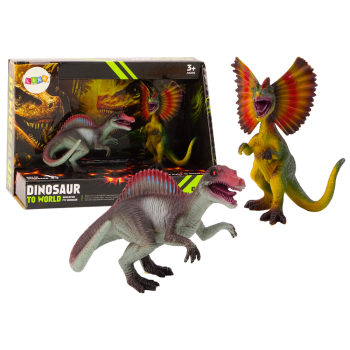 Figurki Dinozaurów Spinozaur Dilofozaur Zestaw 2el