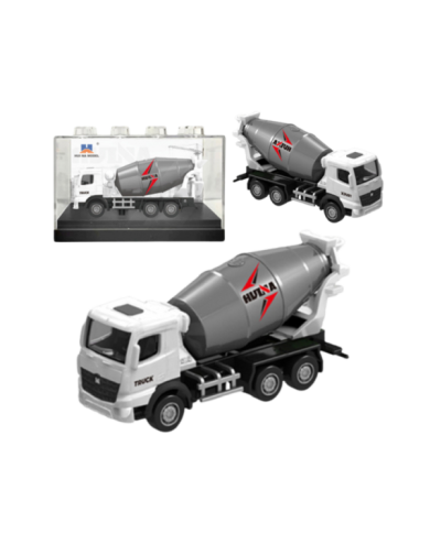 Betoniarka Metalowa Model Kolekcjonerski Huina Biała 1:80