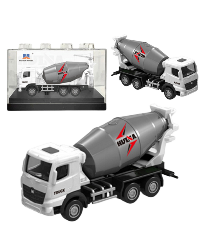 Betoniarka Metalowa Model Kolekcjonerski Huina Biała 1:80