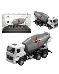 Betoniarka Metalowa Model Kolekcjonerski Huina Biała 1:80