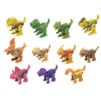 Jaja Dinozaurów Do Skręcania 12 Sztuk Zestaw Kolorowe