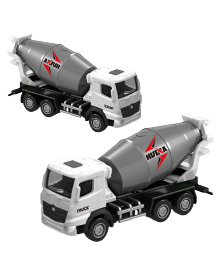 Betoniarka Metalowa Model Kolekcjonerski Huina Biała 1:80