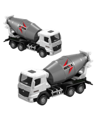 Betoniarka Metalowa Model Kolekcjonerski Huina Biała 1:80