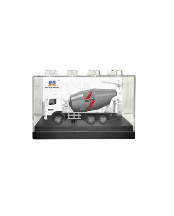 Betoniarka Metalowa Model Kolekcjonerski Huina Biała 1:80