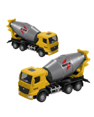 Betoniarka Metalowa Model Kolekcjonerski Huina Żółta 1:80