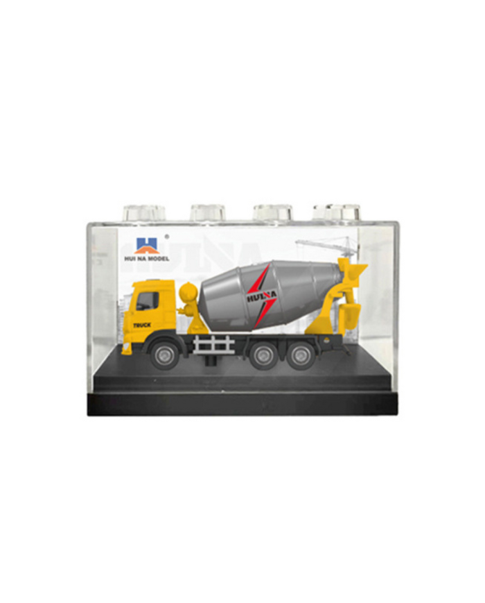 Betoniarka Metalowa Model Kolekcjonerski Huina Żółta 1:80